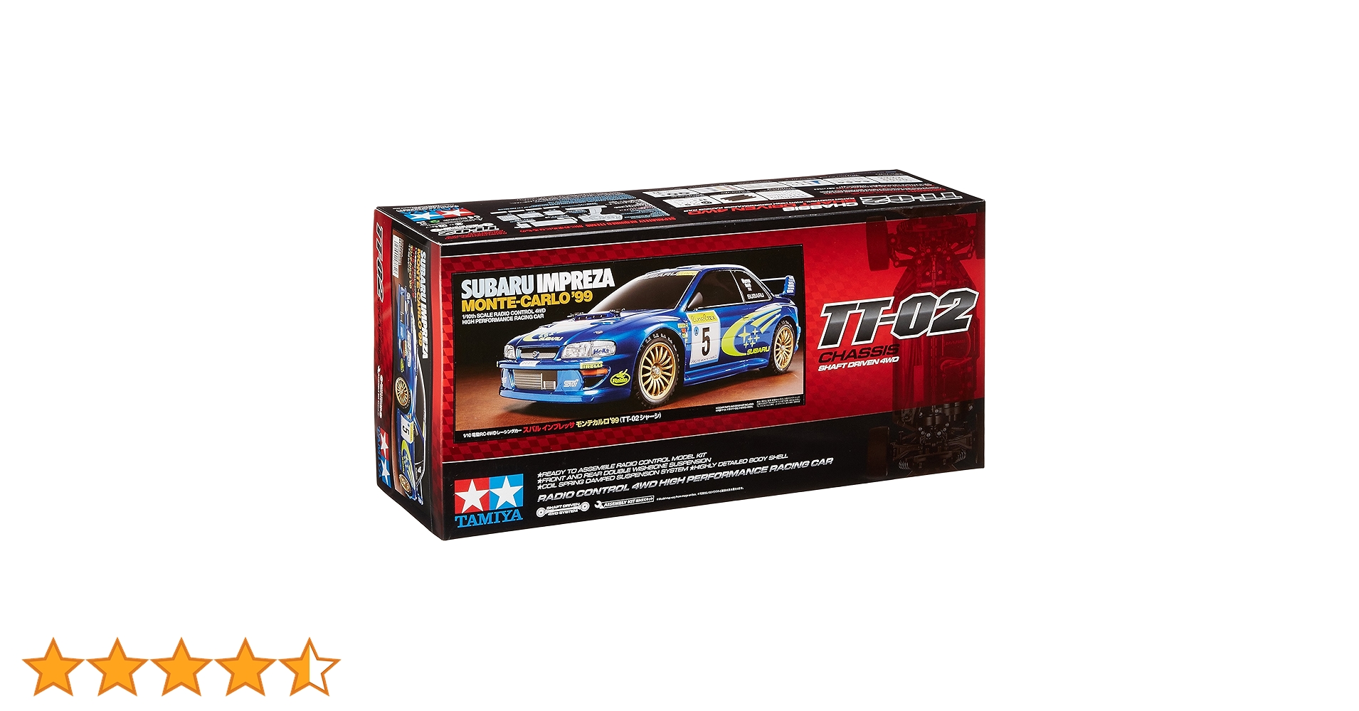 ア*ス様 タミヤ　1/10 ラジコン　スバル　インプレッサ　TT02シャーシ 1/10RC スバル インプレッサ モンテカルロ '99 (TT-02シャーシ